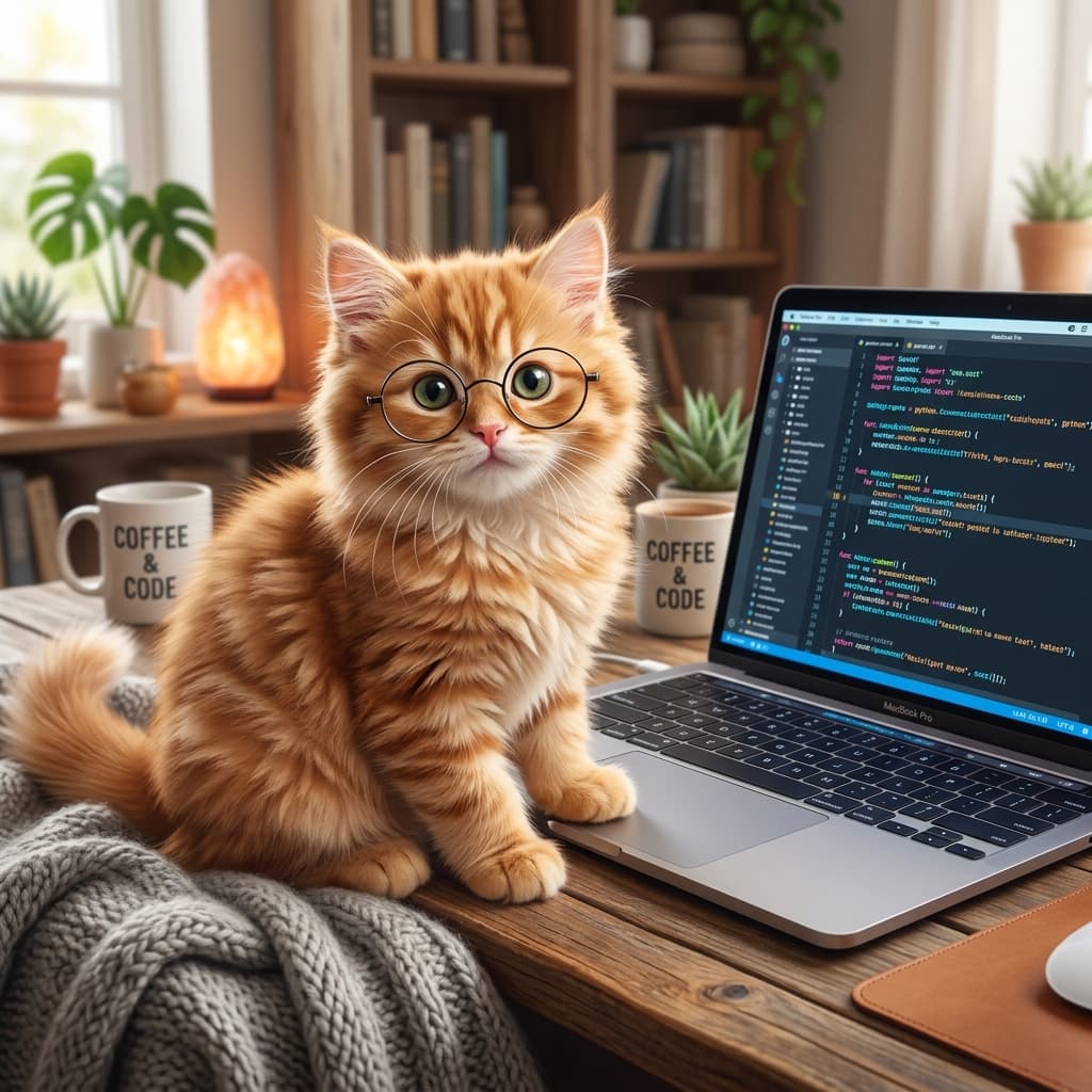 Chief Meow Officer - Coding Cat